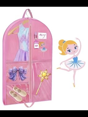 Toddlers Pink Ballet / Costume Carrying Case Garment Bag